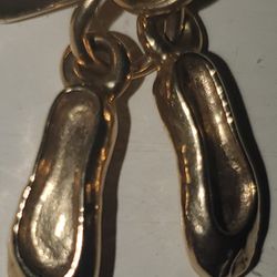 James Avery 14K Gold Vintage Retired Ballerina Slippers