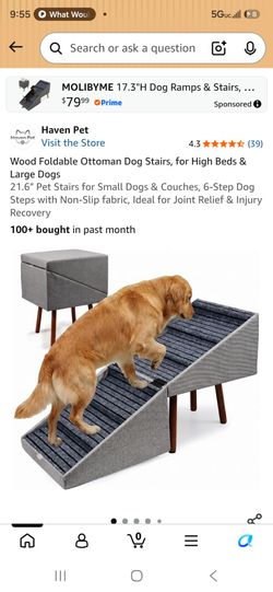 Bed side pet steps