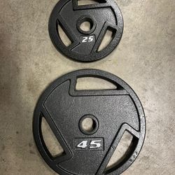 CAP Barbell 2-Inch Olympic Grip Weight Plate | Multiple Options