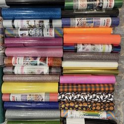 Iron On Vinyl Lot (48)