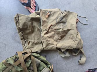 Old boy scout back packs