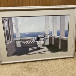 Beach Print - Perfect For Beach House Decorating - 38x27 - Framed