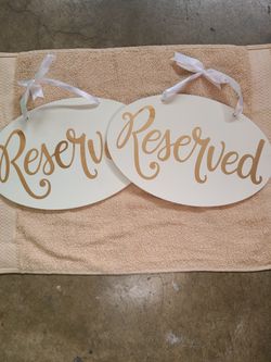 Reserved Sign