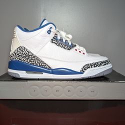 Size 9 - Air Jordan 3 Retro True Blue