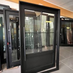 2-modern Glass Doors 50x82 Each $2750