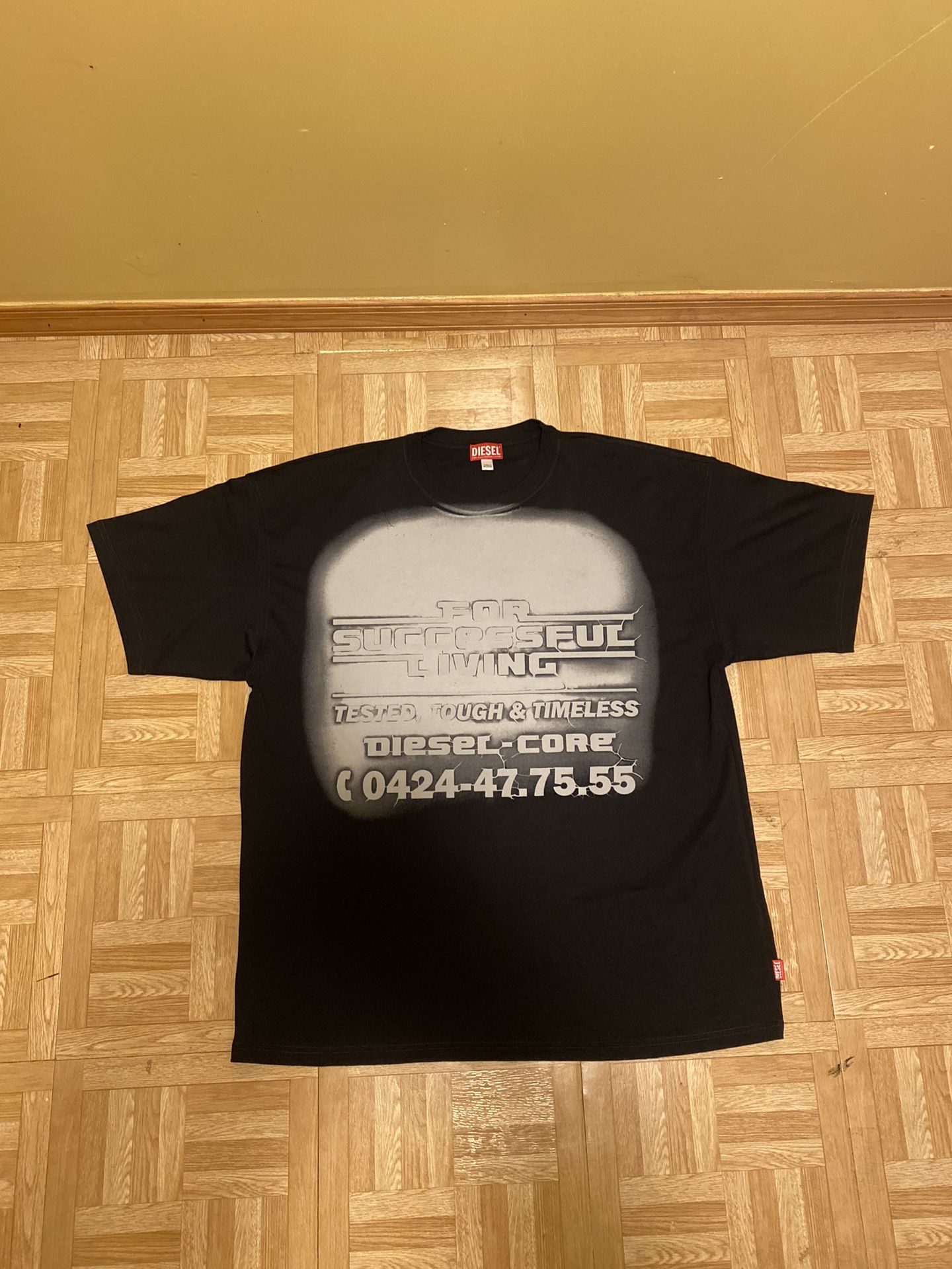 Diesel Black And White Shirt