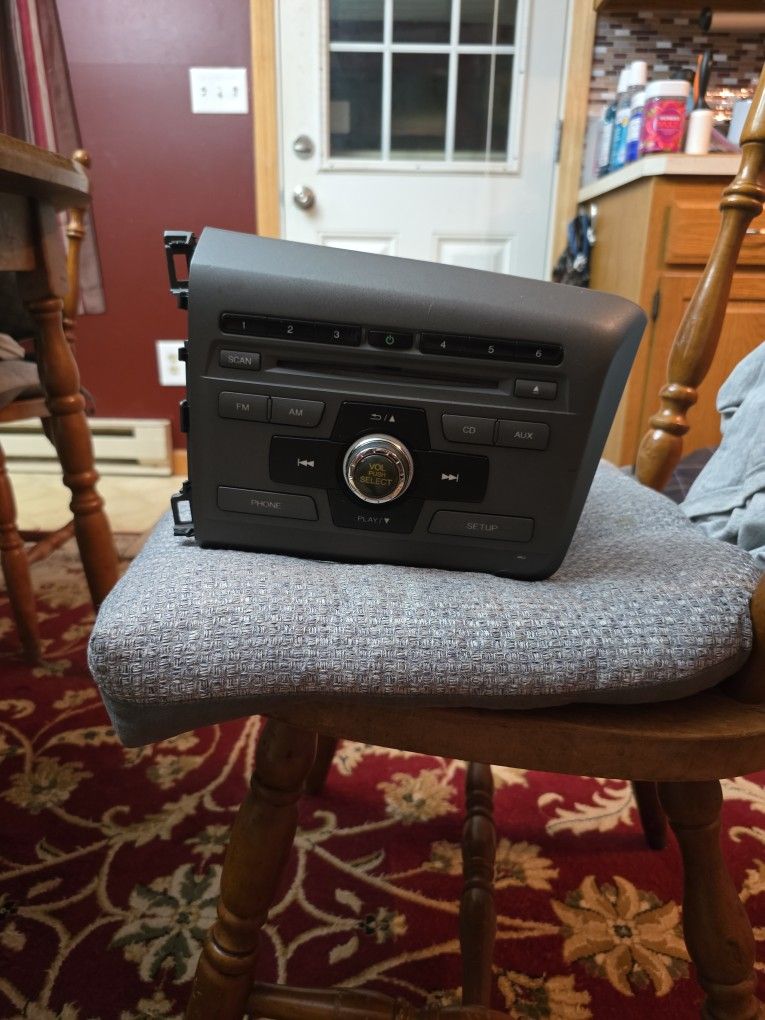 2012 Honda Civic Stock Am/fm Cd Player Radio