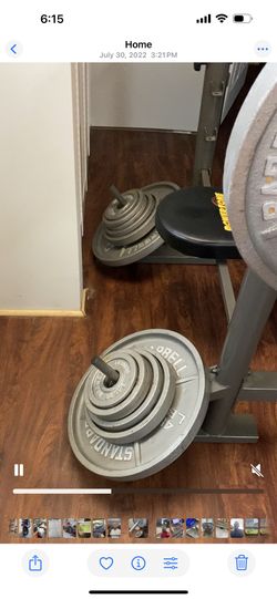 Olympic Weight Set With Bench