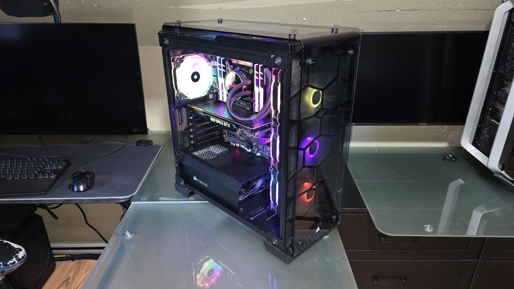 Gorgeous all glass Core i9/Titan gaming desktop/workstation + FREE DELIVERY to most of WA
