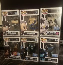 Solo Leveling 6 Piece Master set includes 4 Chases  and 1 signed and 1 SDCC
