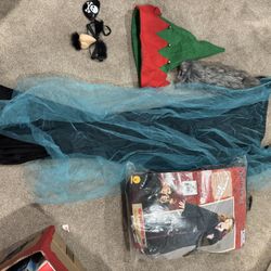 Halloween or dress up costume items  