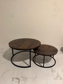Wood Nesting Coffee Tables