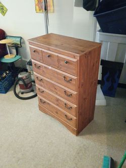 Used but loved dresser.