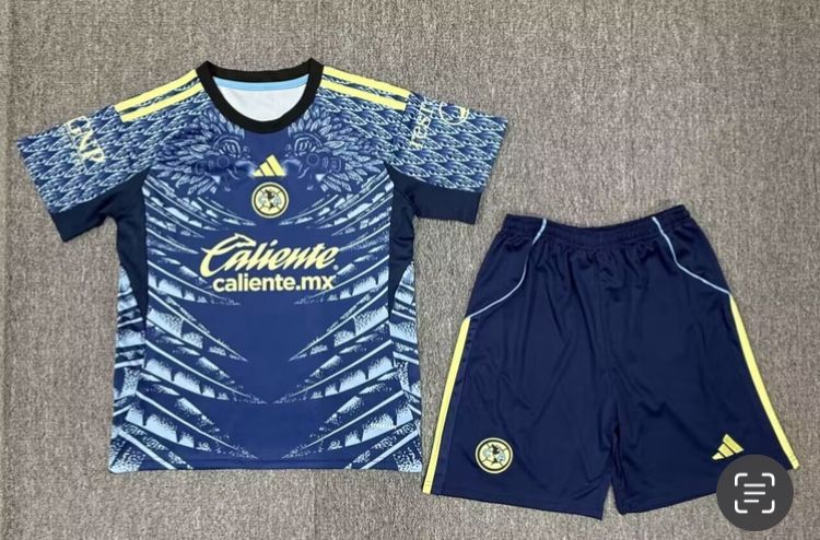 Soccer kids niños size 22,24,26,28 4,5,6,7,9,10,11,12 years old America america 🦅🦅las home and away local visitante aguilas New Jersey 2025- 202