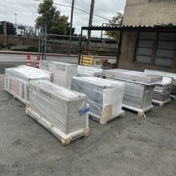 Genpai Bathroom Floating Vanities With Mirrors