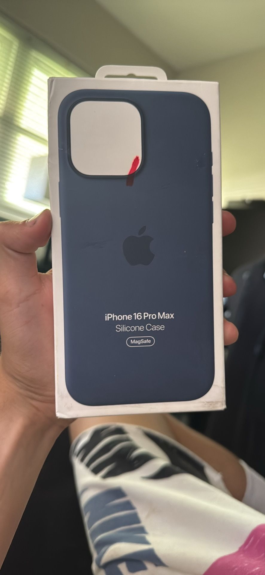 iPhone 16 Pro Max Case Blue Silicone