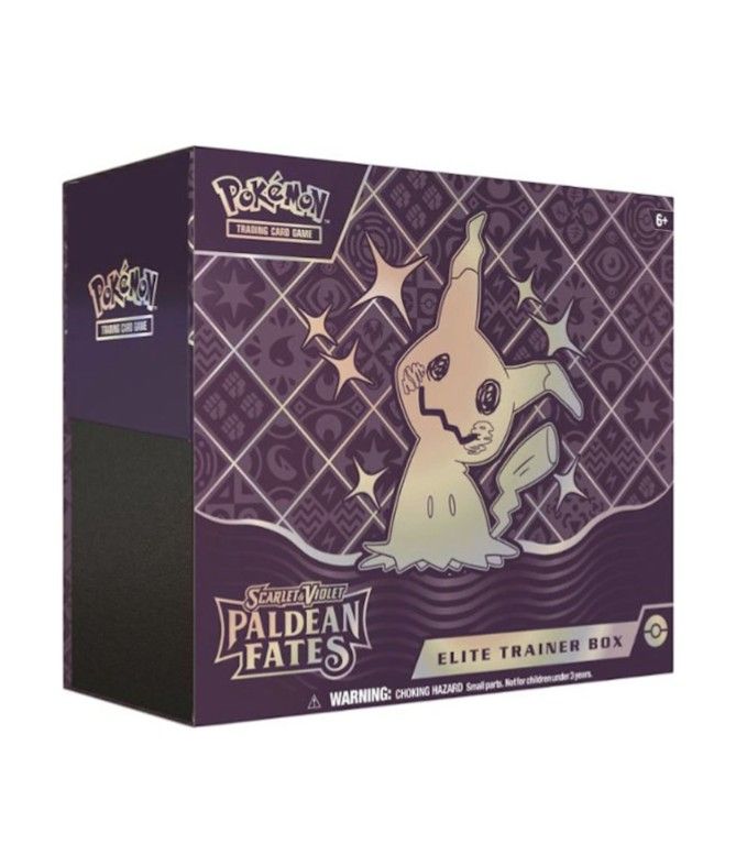 New Sealed Pokemon TCG: Scarlet & Violet Paldean Fates Elite Trainer Box 