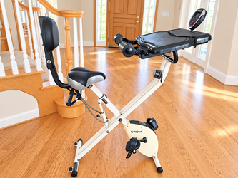 (Almost New) FitDesk 3.0 Exercise Bike Desk - used once or twice - Work & Workout!