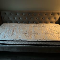 Twin Bed With New Mattress $230 Or Best Offer 