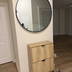 Mirror and Hidden Shoe Storage Sold Separate Or Together 