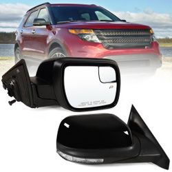 Right Passenger Side Mirror Fits

2011-2019 Ford Explorer With Power Heated Turn signal And Puddle Light Without Power Folding 7Pins Replaces GB5Z1768