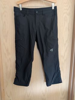 Eddie Bauer First Ascent Guide Pro Capris - Black, size 4