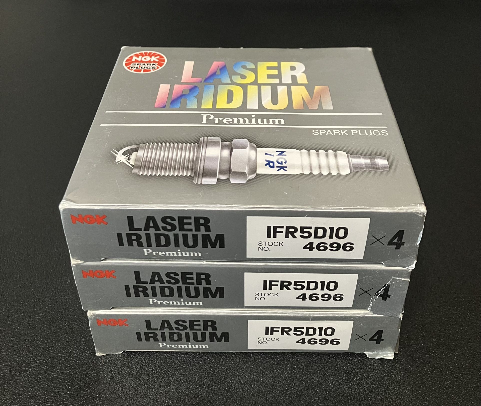4696 IFR5D10 NGK | Laser Iridium Spark Plugs 12x