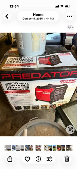 Brand New in Box Predator 3500 Generator