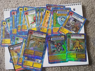 Vintage Digimon cards