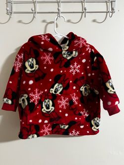 Baby Girl 18 Month Minnie Mouse Fleece Hoodie