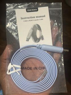 USB to RJ45 Console Cable