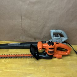 Sun Joe Corded Blower 6Amp Motor 155MPH air speed + Black & Decker 17in 3.2 Amp Corded Hedge Trimmer