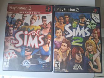 The Sims and The Sims 2 Playstation 2 Game