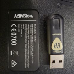 Guitar Hero DONGLE W/Wireless Guitar Controller CE0700 Activision 
