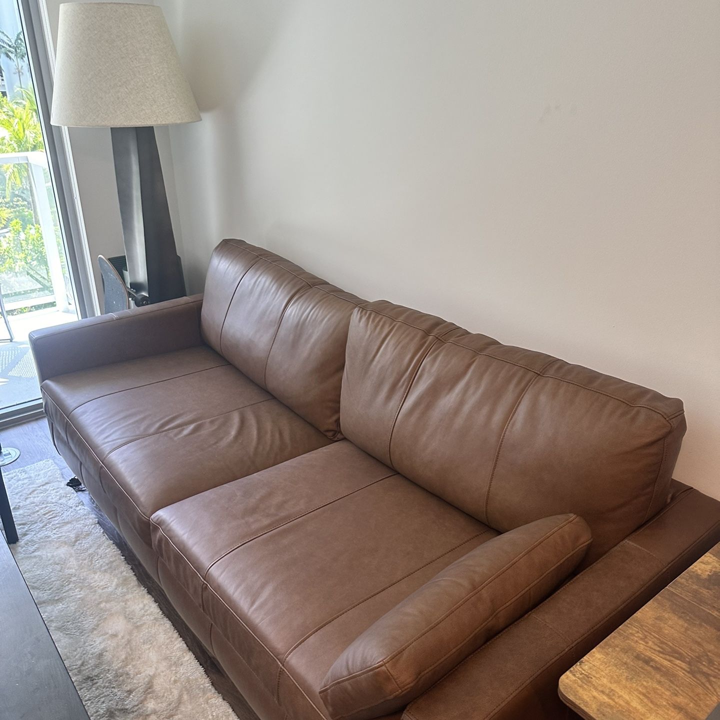 Leather Sofa - Gaia 81'' Upholstered Sofa