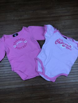 Charger onesie baby girl 12 months football