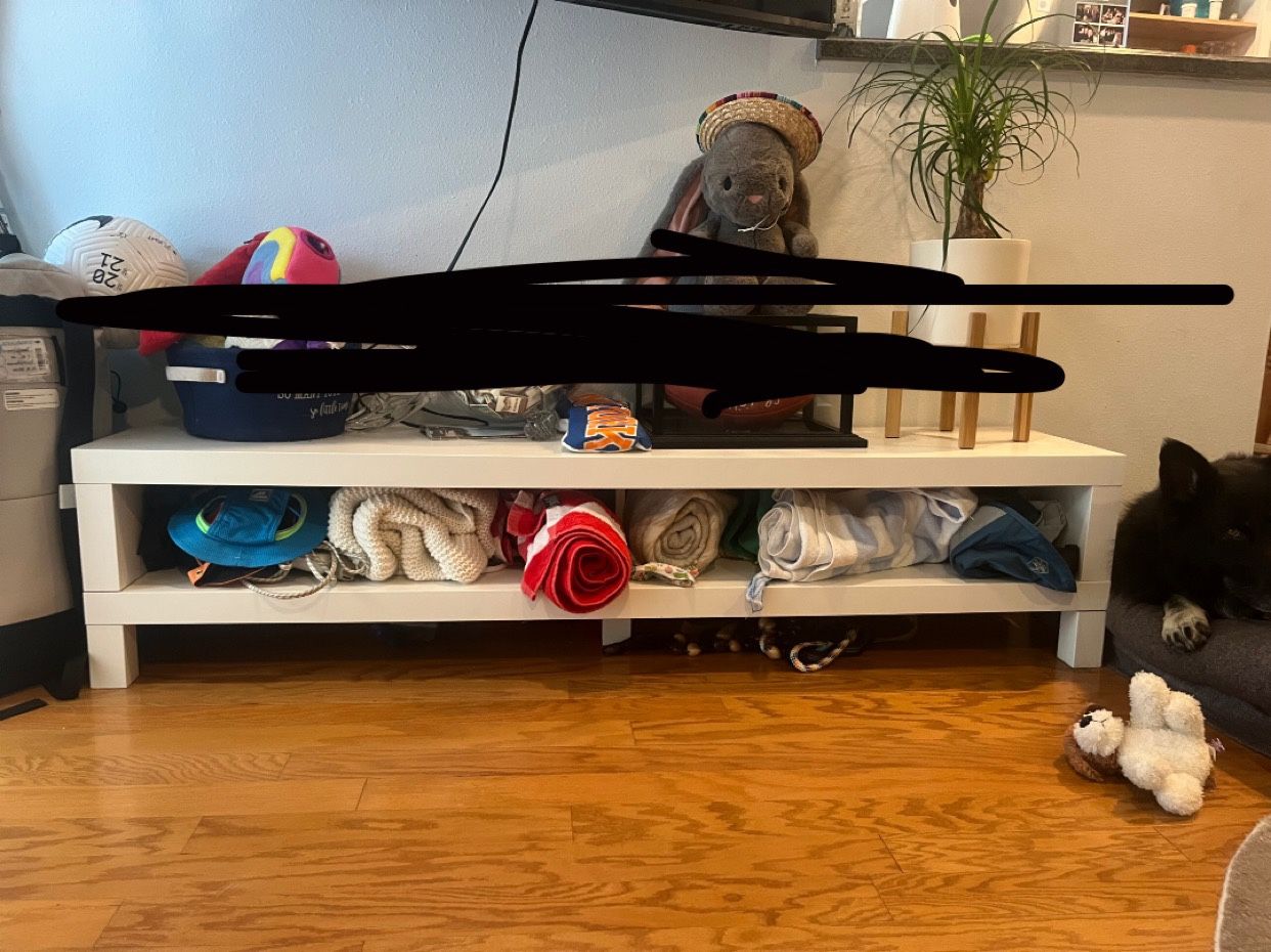 Ikea White Lack Tv Bench