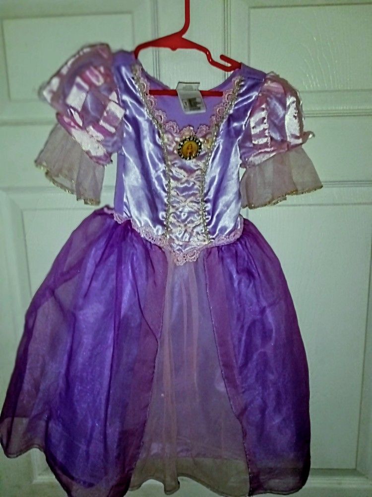 Disney Rapunzel Dress Size 3/4