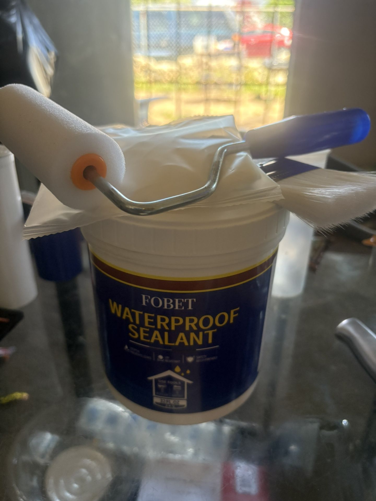 Brand New In Box With Roller And Brush Same Ass Flex Seal