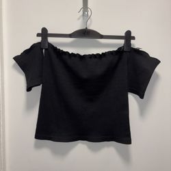 Love Off-the-Shoulder Top L/XL Black