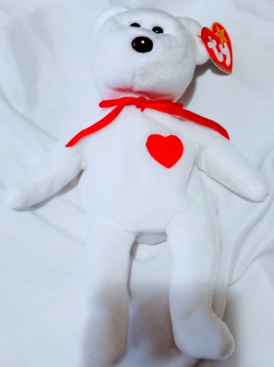 TY VALENTINO BEANIE BABY BEARS