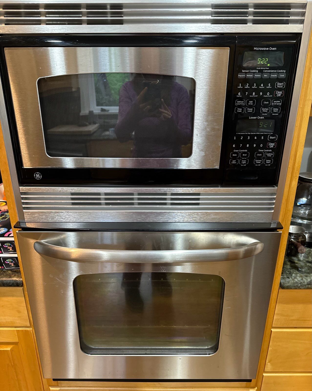 G&E Dual Microwave And Oven