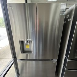 Now Only $1649! Limited Time Offer! LG 29 Cu Ft Standard Depth Max 4 Door French Door Refrigerator, Open Box, One Year Warranty