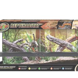 ZOO MED 25g REPTILE TANK / TERRARIUM DOUBLE DOOR