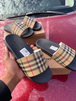 Burberry slides
