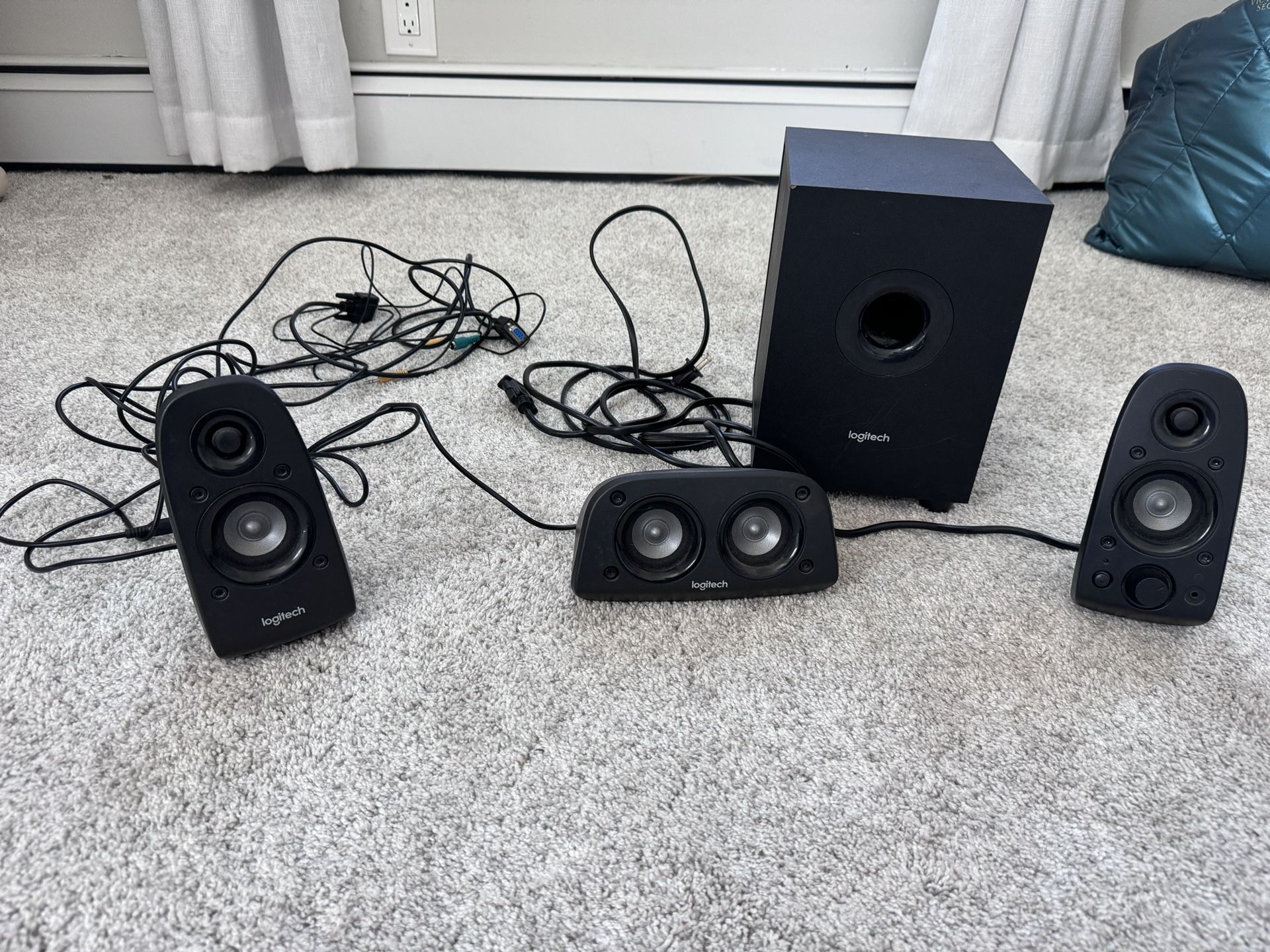 Logitech Z506 Speakers With Subwoofer