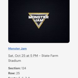 Monster Jam 4 Tickets