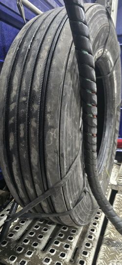 Firestone FS591 16PR. 85% tread . One Patch- Good For Trailer 250$