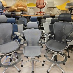 🔥SALE!🔥40 TO 50% OFF BRAND NEW HERMAN MILLER REMASTERED AERON SIZES A - B - C ALL VERSIONS OF EMBODY PICKUP  - DELIVERY  - SHIPPING BEST SELECTION! 