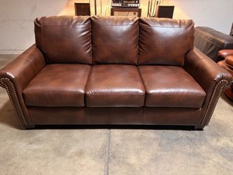 Leather Sofa Bed